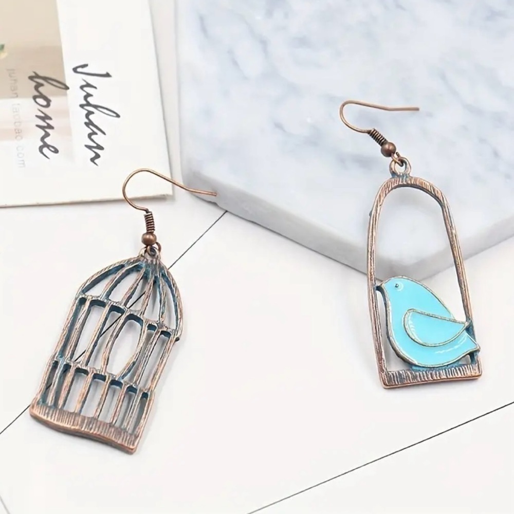 Birdcage Earrings - Picture 3 of 6
